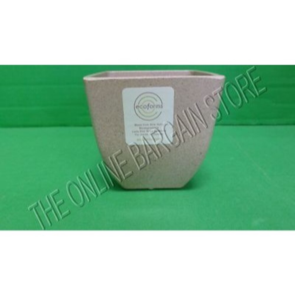 Pottery Barn West Elm Eco Forms Biodegradable Plant Herb Flower Pot Holder Tan
